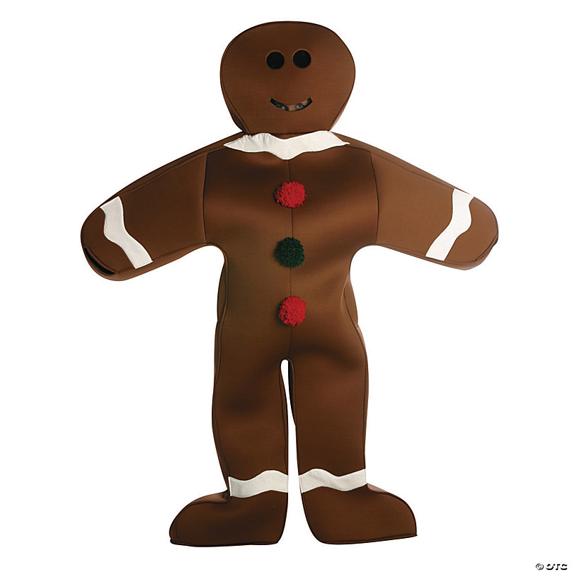 Men's Gingerbread Man Costume