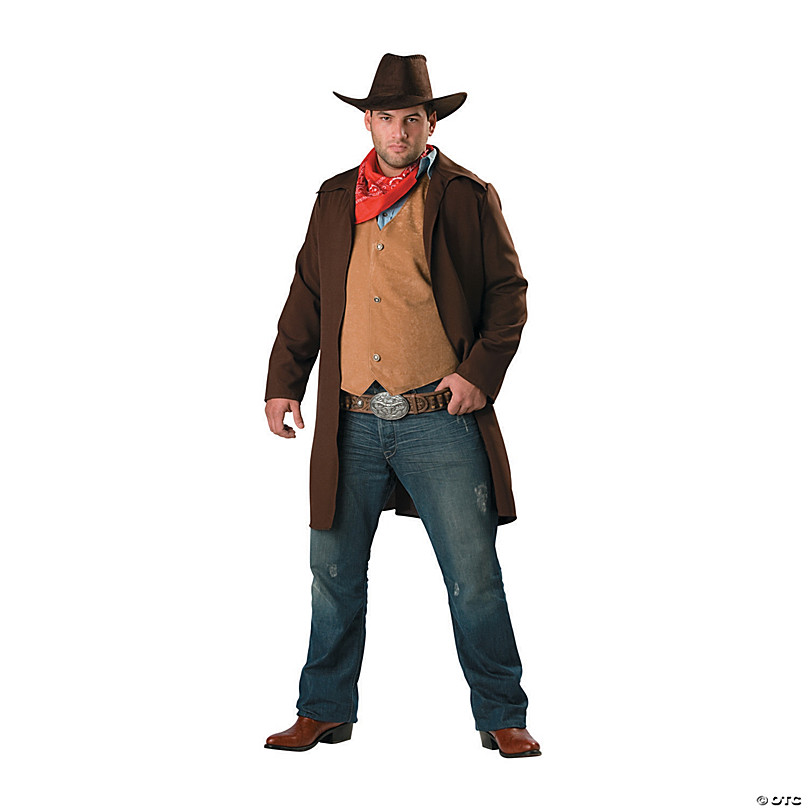 Men's Plus Size Rawhide Renegade Costume - 2XL