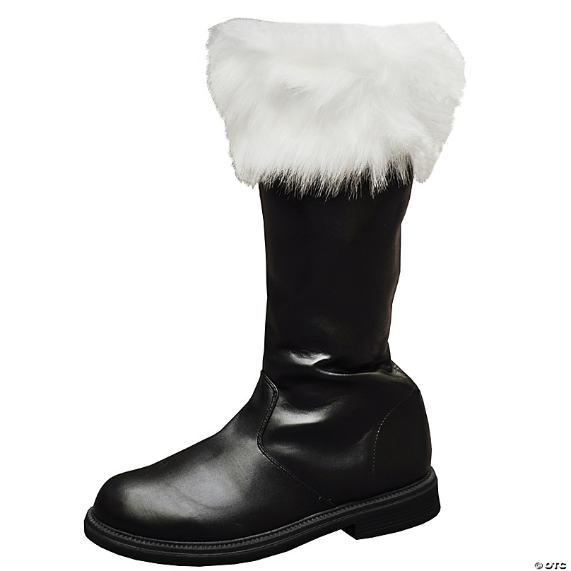 Men's Santa Boot With Fur Cuff | Oriental Trading