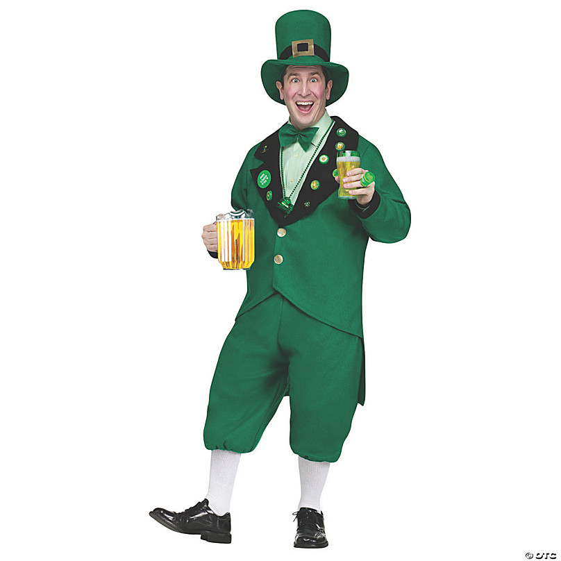 Morph Costume Saint Patrick Homme, Leprechaun Costume Adulte, Costume St  Patrick Homme, Deguisement Irlandais Homme, Costume Saint Patrick Piggyback