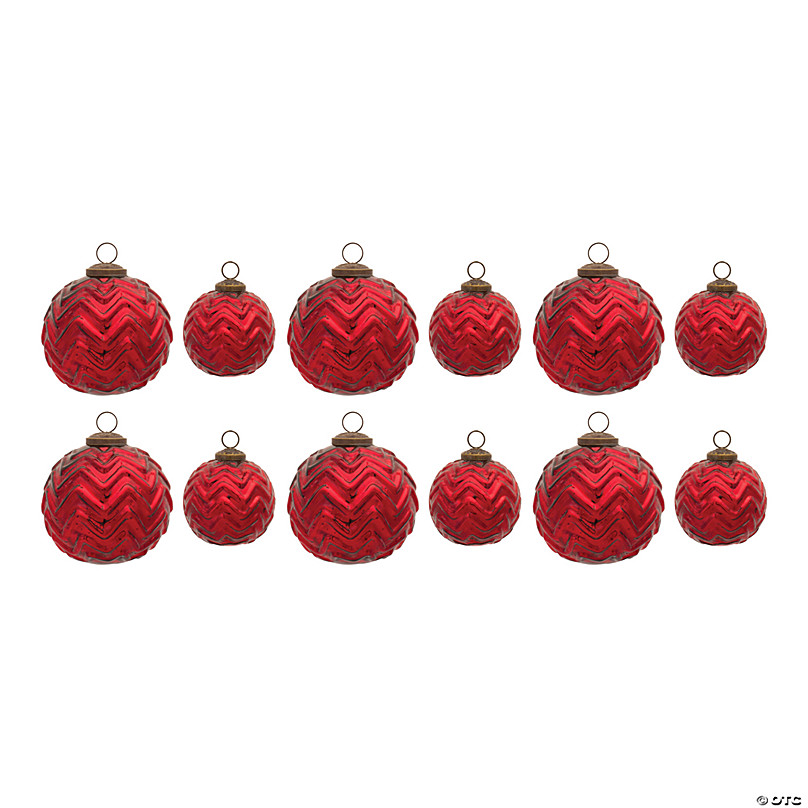 3” Silver Matte Mercury Ball Ornaments - Set of 6