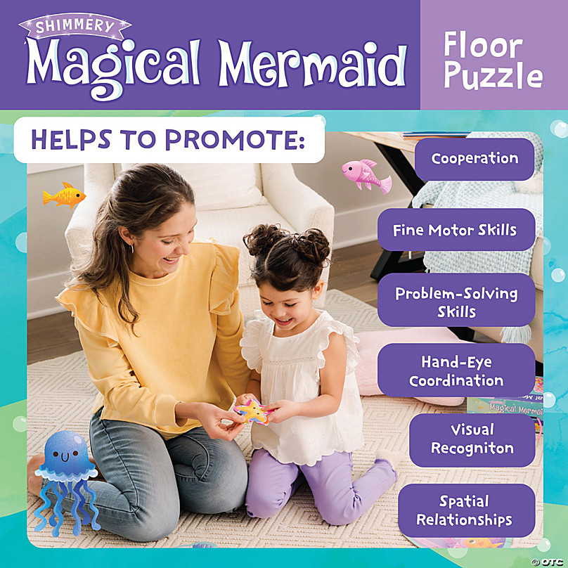 Mermaids Trainer, 3D Puzzle Organizer