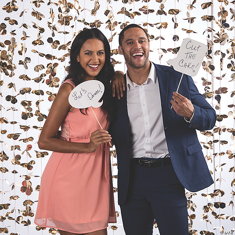 Foil Flower Backdrop 