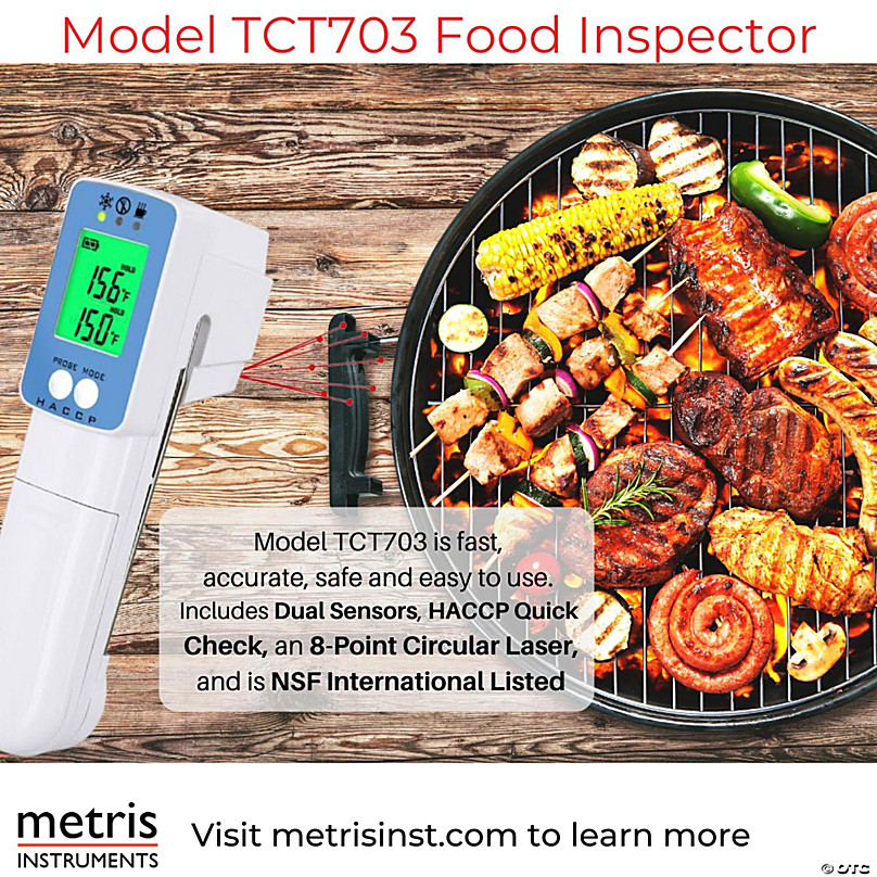 Food Safety Laser/Probe Thermometer