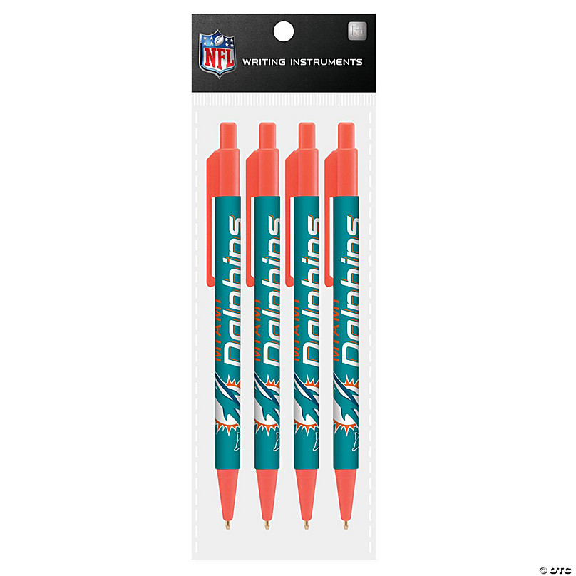 Miami Dolphins Cool Color Pen 4-Pack, 12 Sets