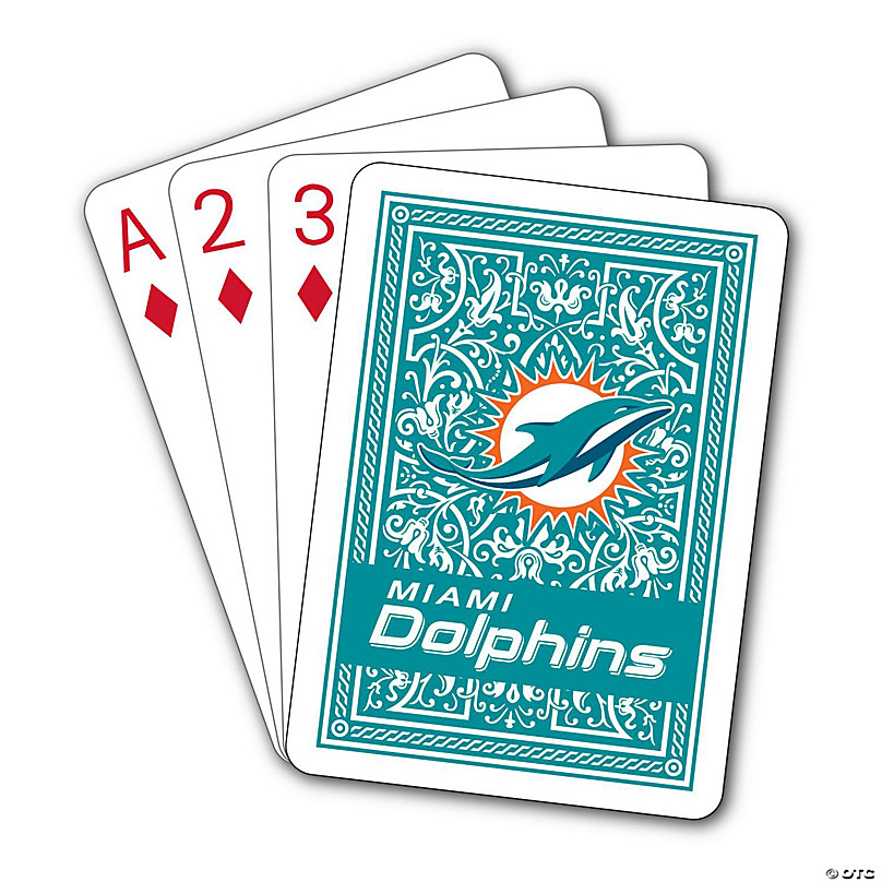 Miami Dolphins NFL Team Playing Cards