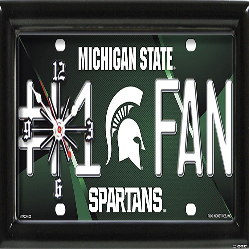 MICHIGAN STATE CLOCK Oriental Trading