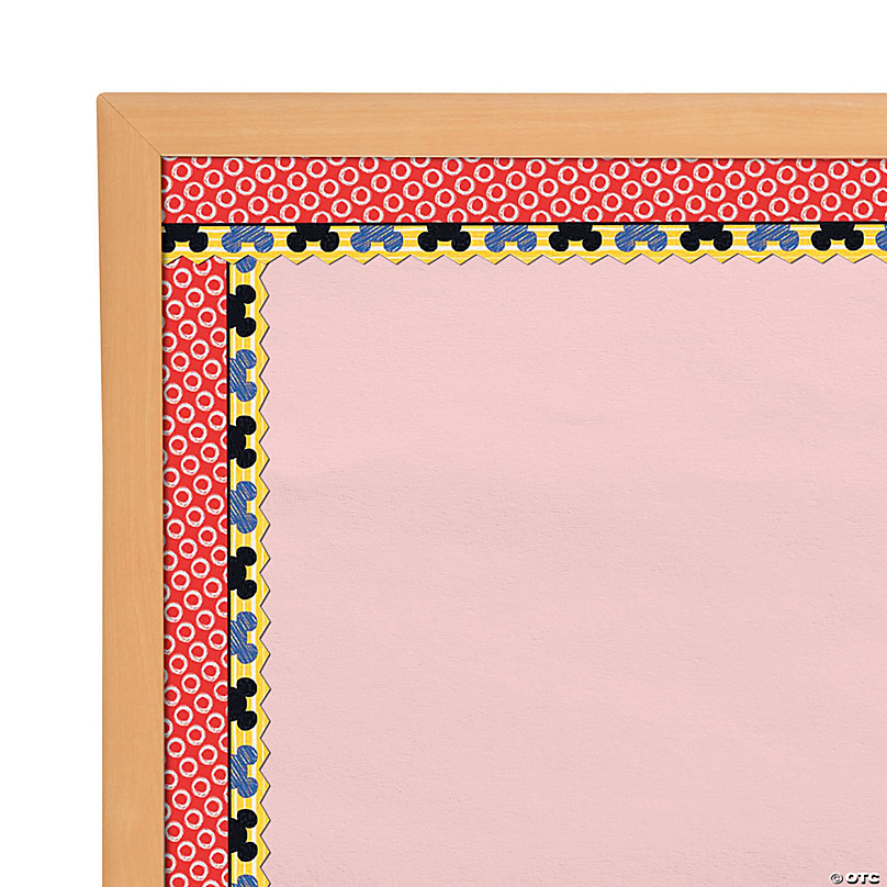 Mickey Mouse® Color Pop Wide Bulletin Board Borders - 12 Pc. | Oriental ...
