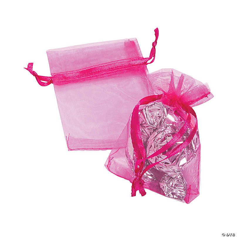 PandaHall About 100pcs Organza Gift Bags Drawstring Pouches for Wedding Party Christmas Warp Favor Gift Bags Medium Purple 3.5x4.7
