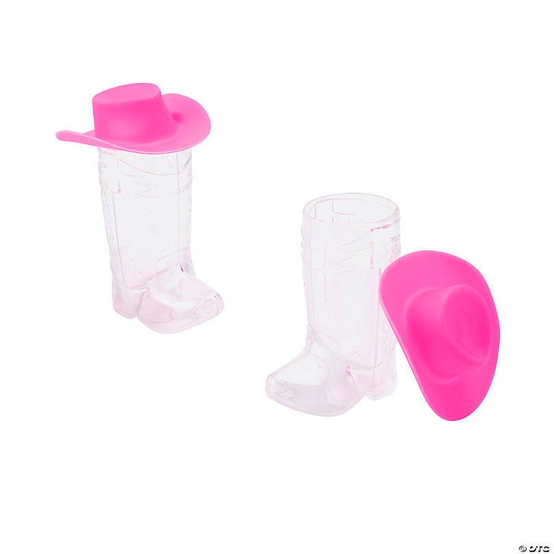 Pink Cowgirl Boots Cup | 16oz Glass Can Cups