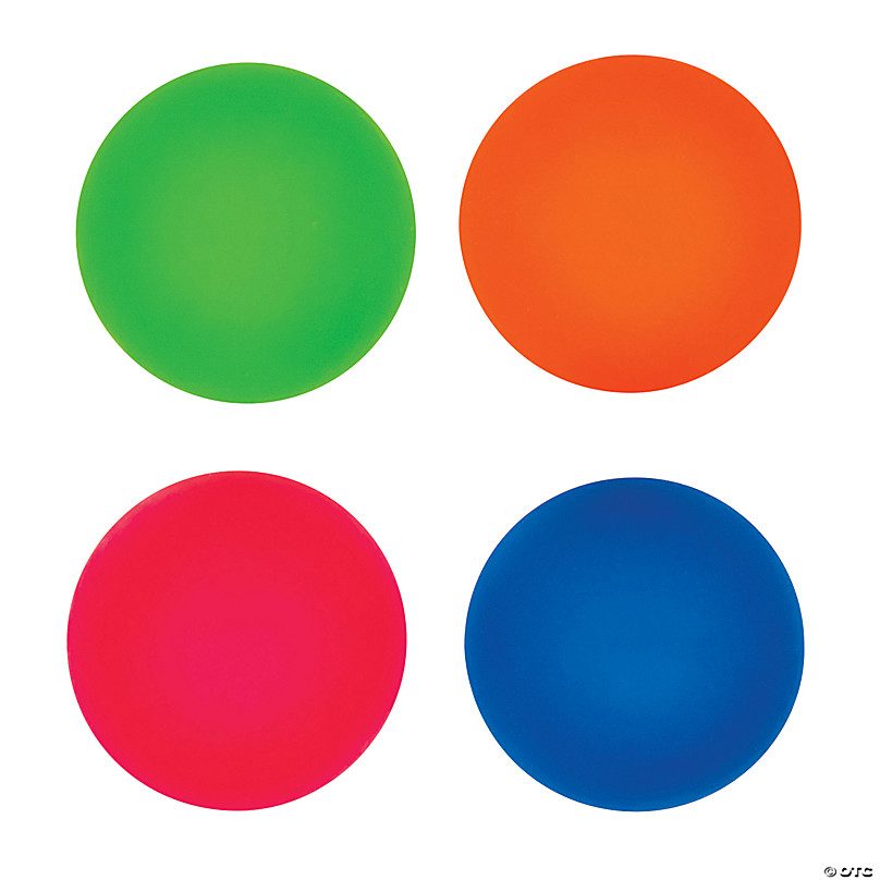 Jumbo Size Stress Balls for Kids and Adults - 2 Pack - Red and Blue