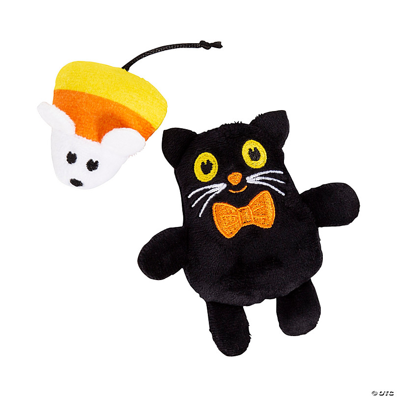 Wrapables Cute Cat Pouch Plush Pencil Case, Gray, 1 - City Market