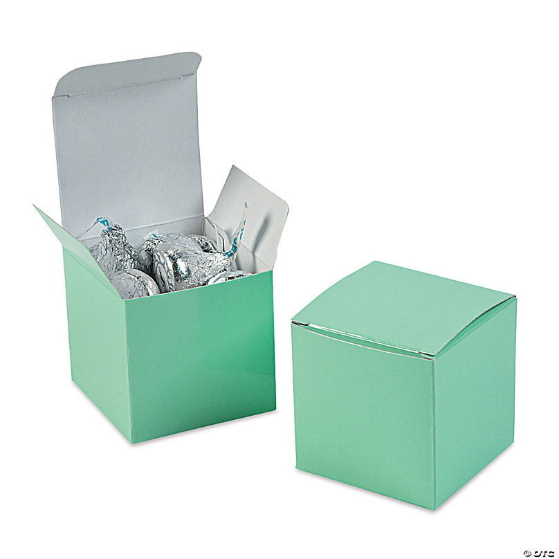 mint green gift bags