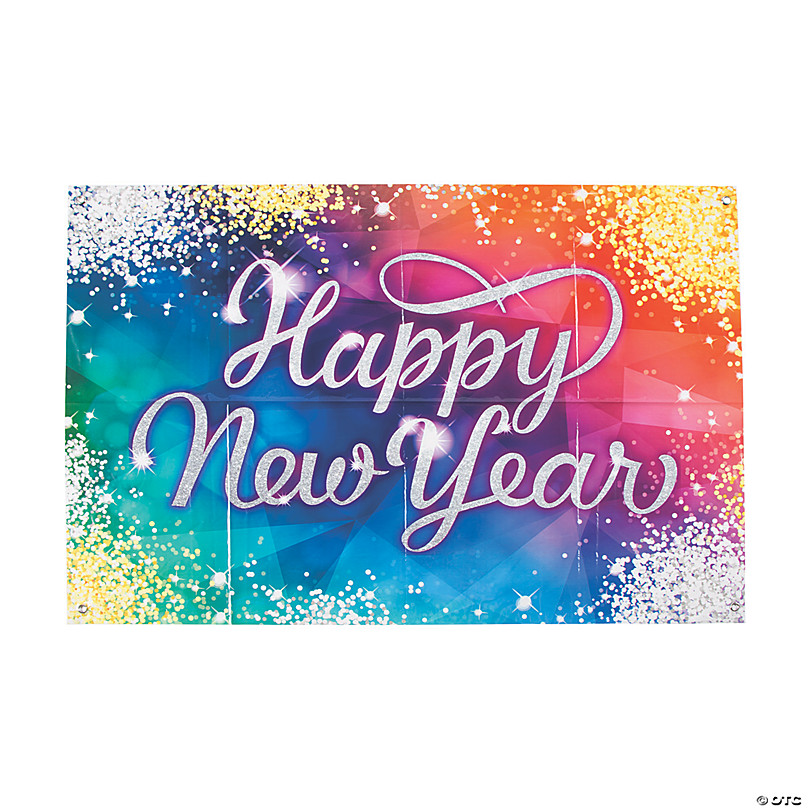 New Year's Eve Hanging Happy New Year swirly Party Celebration Decorations 