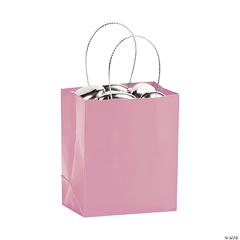 mini pink gift bags