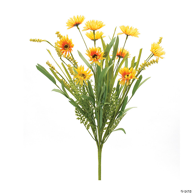 MiPropered Daisy Bush (Set Of 6) 20H Polyester