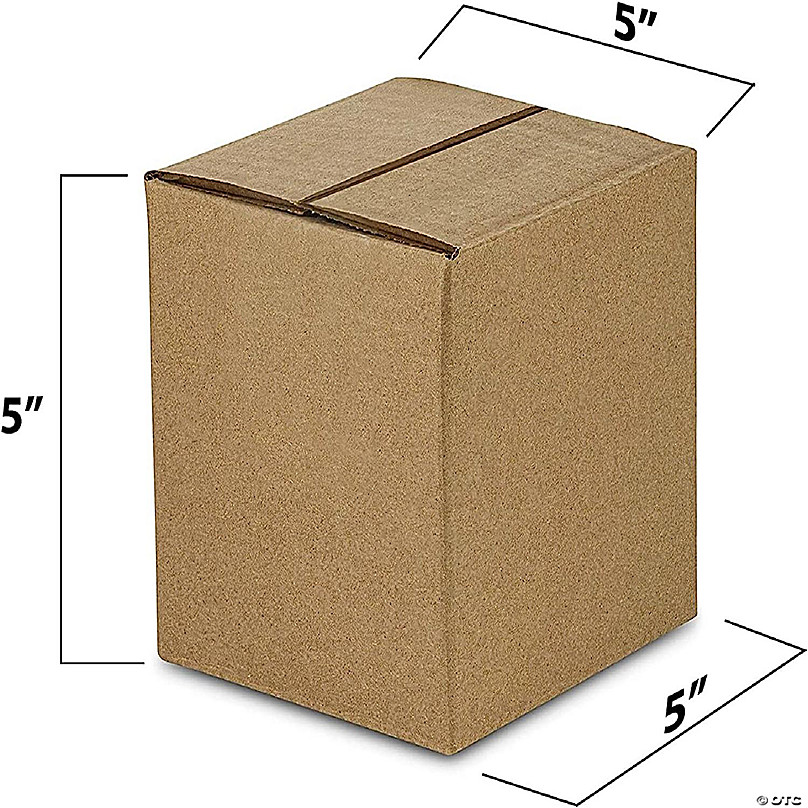  Small Cardboard Shipping Boxes Mailers 5x5x5 inches