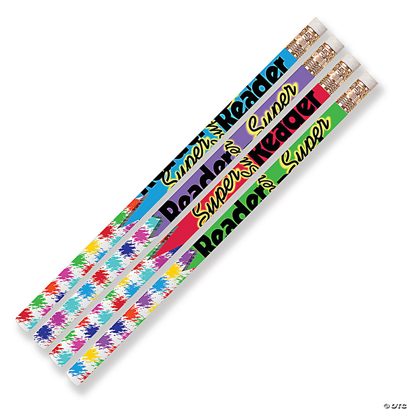 Moon Products Pencils Neon Happy Birthday, 12 Per Pack, 12 Packs