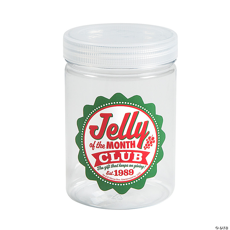 Disposable Plastic Jar with Lid, Candy Jar, Snack Jar - Clear - 8.5 oz - Aluminum Lid - 100ct Box