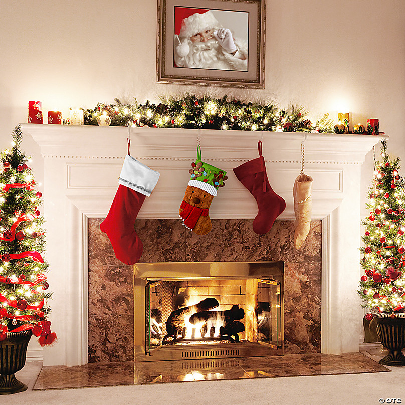 Mini Red Felt Holiday Stockings - 24 Pc.