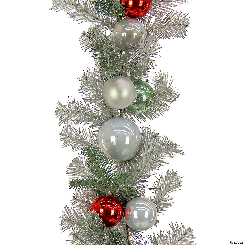 https://s7.orientaltrading.com/is/image/OrientalTrading/FXBanner_808/national-tree-company-9-christmas-be-merry-trimmed-silver-garland-75-pure-white-led-lights-battery-operated-with-remote-control~14300251-a02.jpg