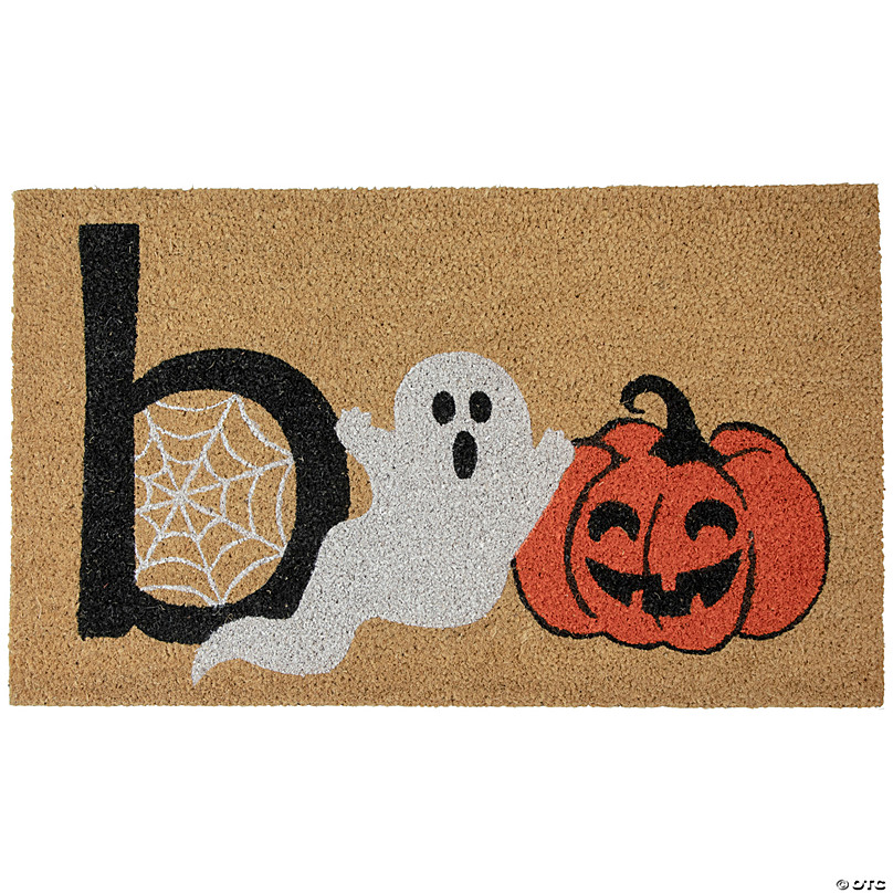 Baccessor Halloween Boo Doormat Indoor Outdoor Rug, Autumn Black Cat  Pumpkin Bats Front Door Welcome Mat Anti-Slip for Entrance Holiday Seasonal  Kitchen Floor Decortion 17 x 29 Inch