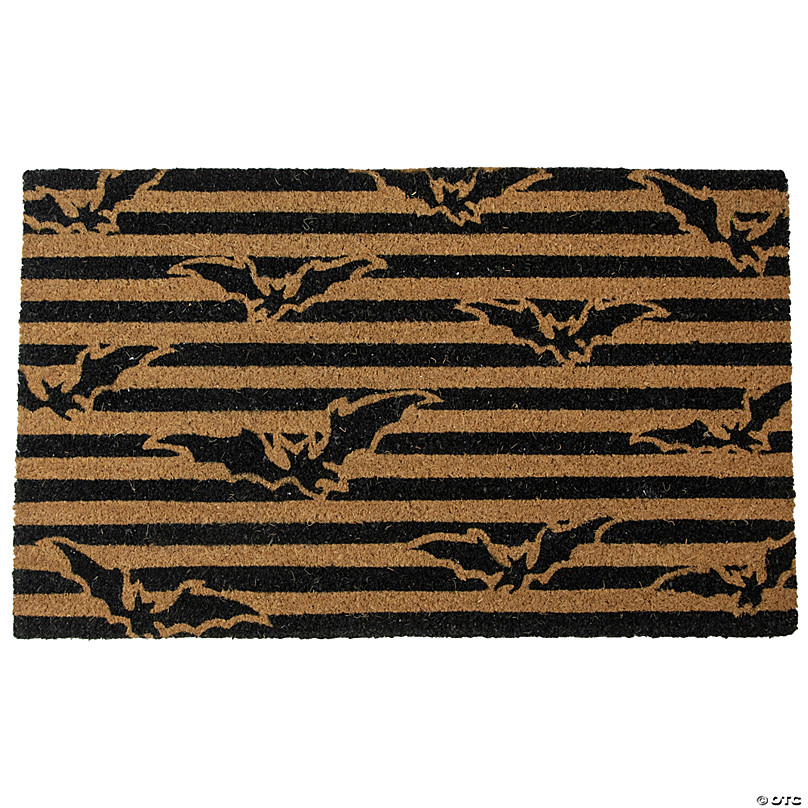 Natural Coir Blossoming Floral Outdoor Rectangular Welcome Doormat 18 x 30 Northlight Seasonal