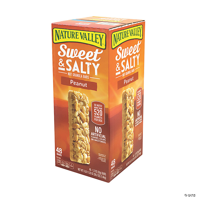 Nature Valley Sweet & Salty Nut Granola Bars Peanut, 1.2 oz, 48 Count