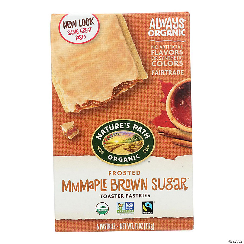 Nature's Path Organic Frosted Toaster Pastries - Mmmaple Brown
