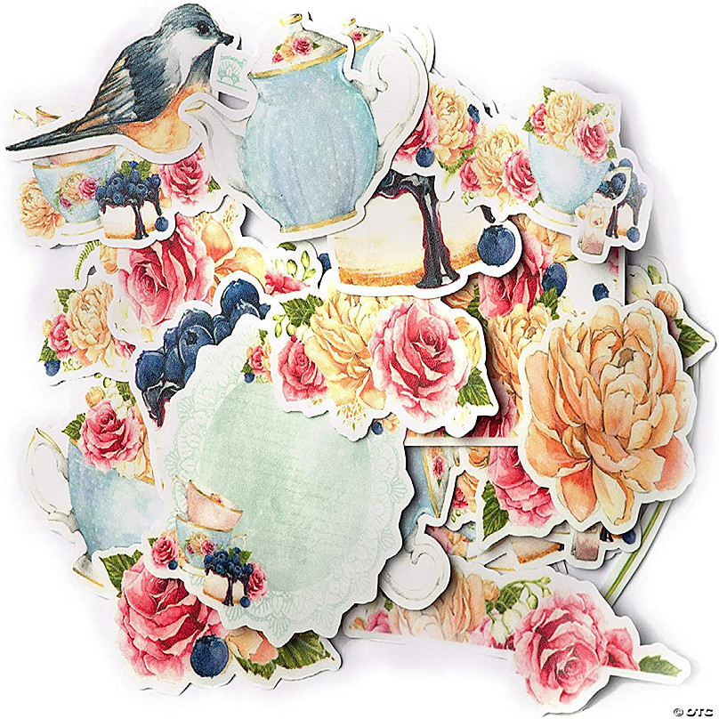 Navy Peony Sweet Love Scrapbooking Stickers