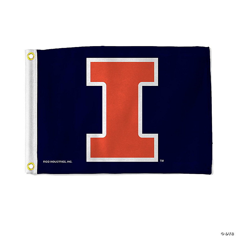 Illinois Fighting Illini 2-Sided Vertical Flag