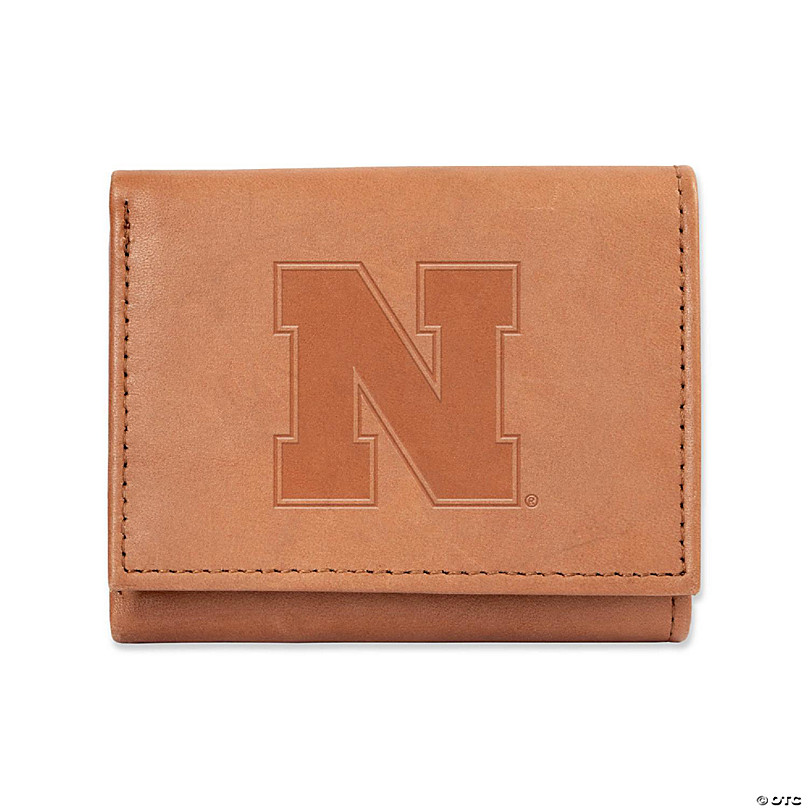 Oklahoma State Cowboys Embossed Trifold Leather Wallet