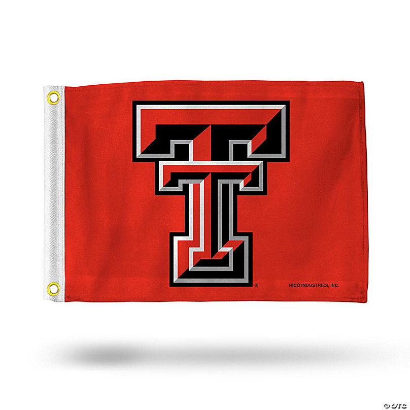 NCAA Rico Industries Texas Tech Red Raiders 12 x 18 Flag - Double Sided -  Great for Boat/Golf Cart/Home