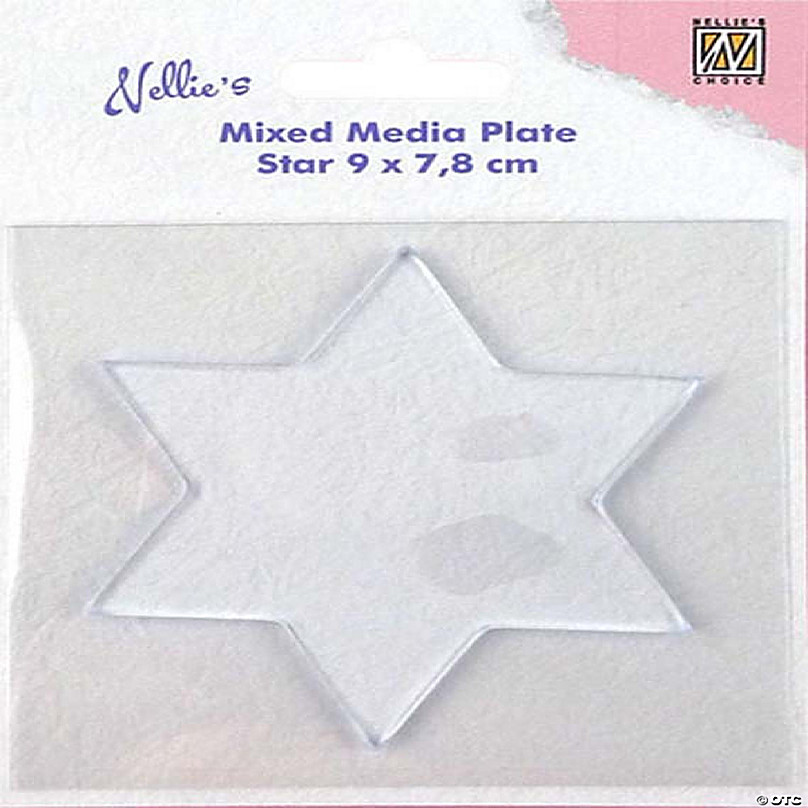 Nellie's Choice Mixed Media Plate Star Oriental Trading