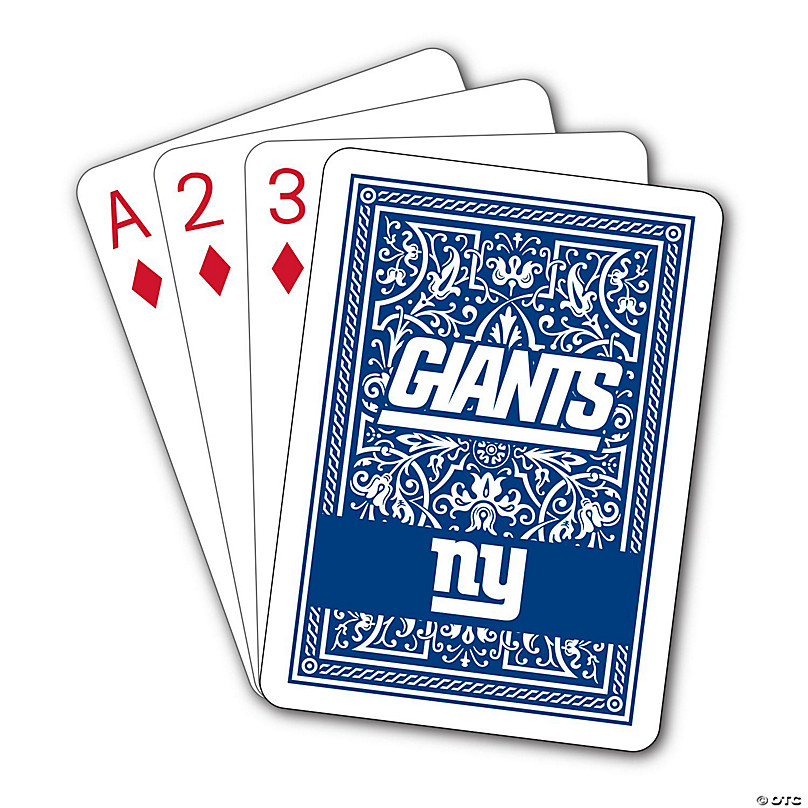 Baker's - New York Giants Playing Cards, 1 unit  New york giants, Nfl new  york giants, Playing cards