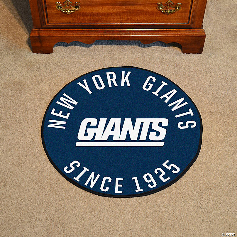 NFL New York Giants Rounded Non-Skid Mat