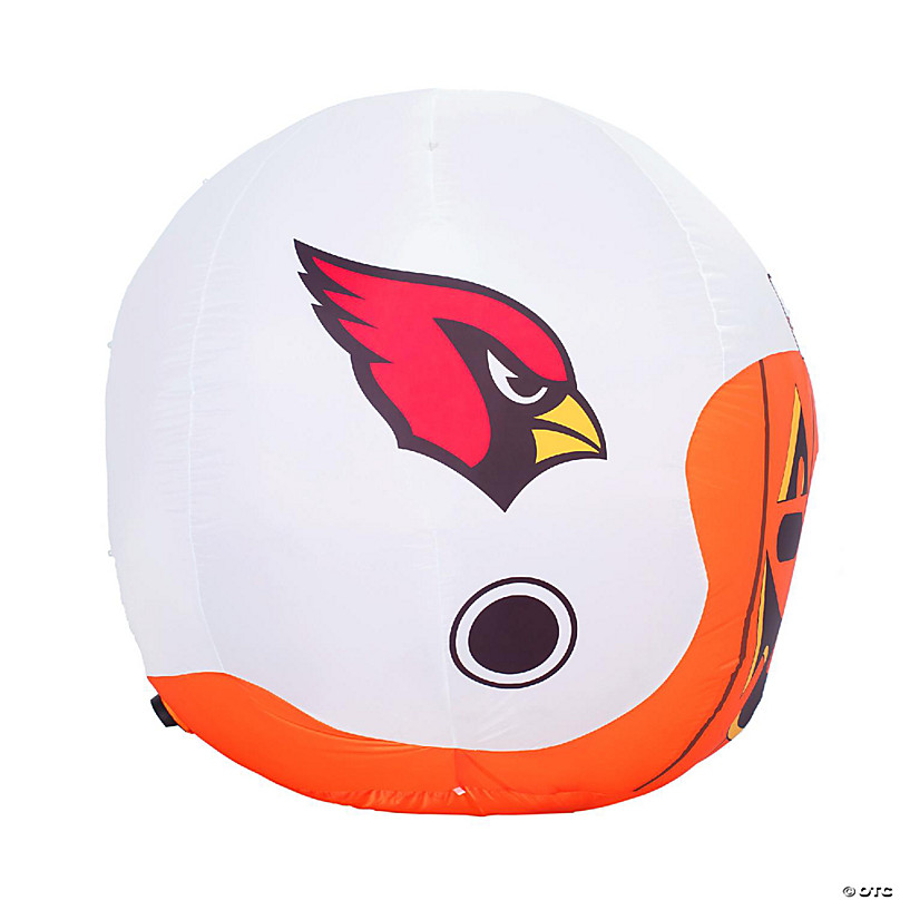 NFL Arizona Cardinals Inflatable Jack O' Helmet, 4 ft Tall, Orange