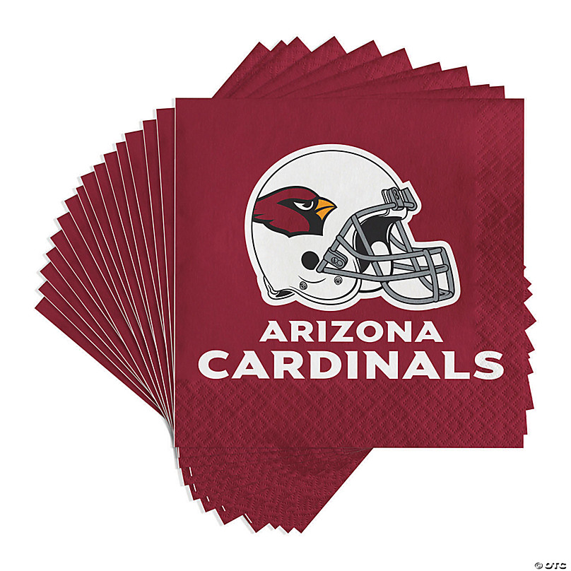 Trendware Arizona Cardinals Paper Plate and Napkin Party Kit, Serves 16