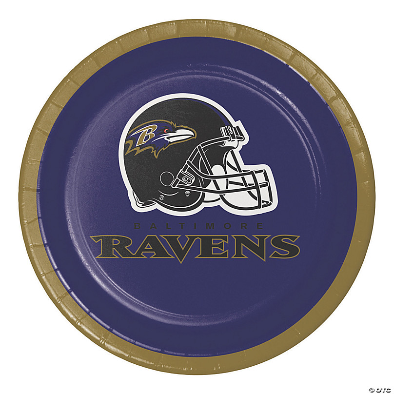 Nfl Baltimore Ravens Dessert Plates - 24 Ct.