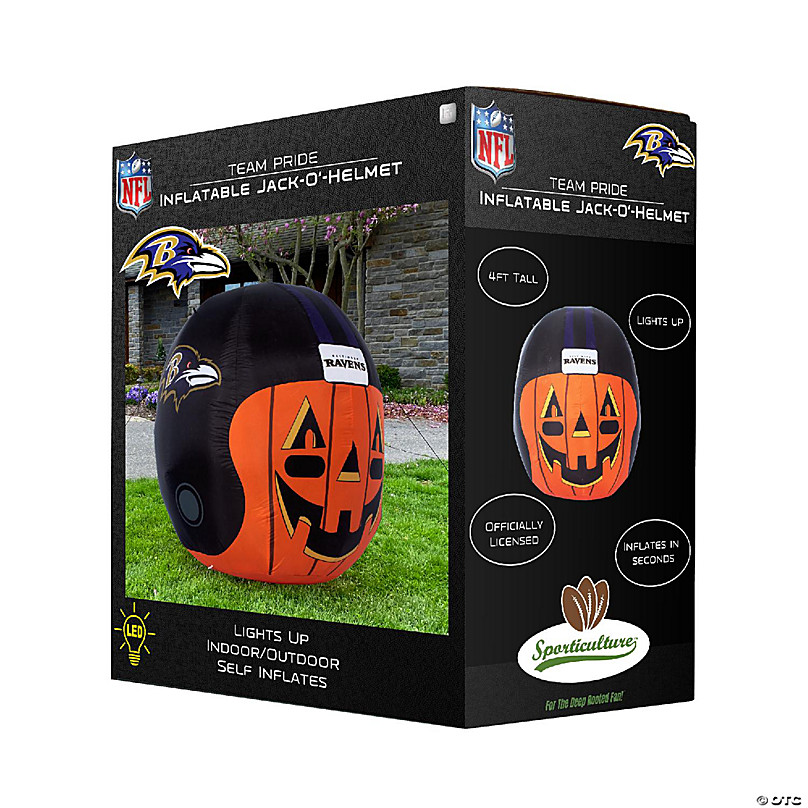 Baltimore Ravens: 2022 Outdoor Helmet - Officially Licensed NFL Outdoor  Graphic