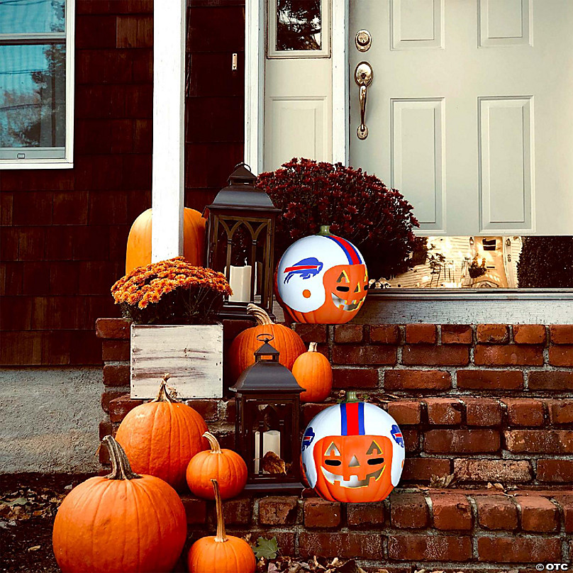 NFL BUFFALO BILLS CER PUMPKIN HELMET