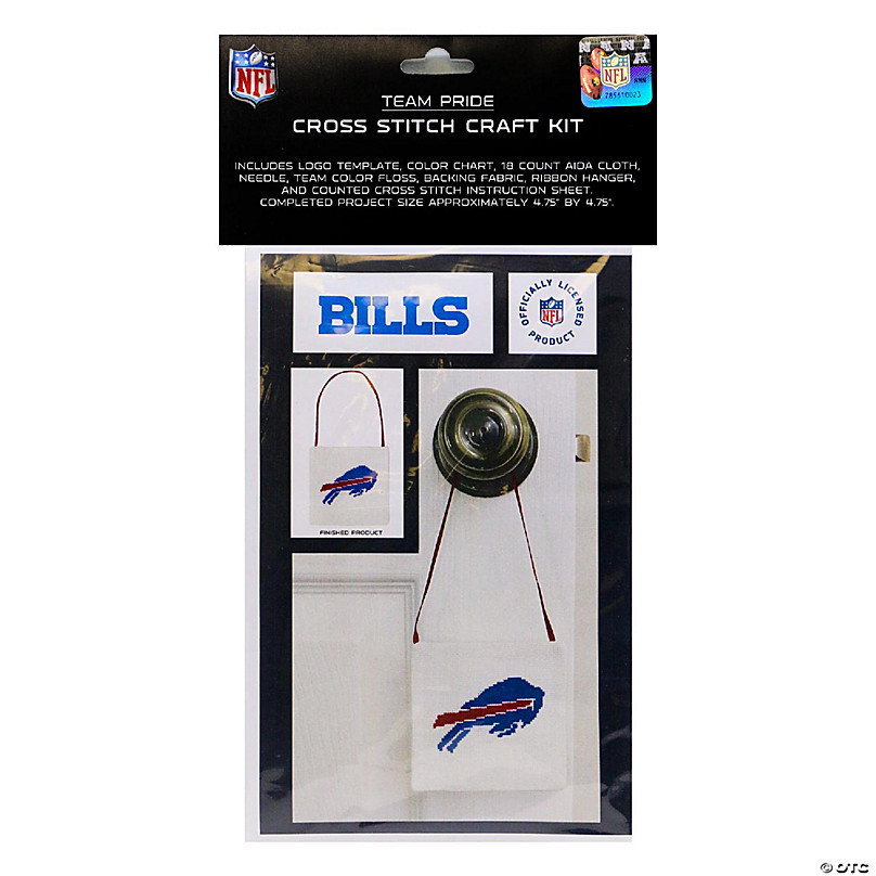 Buffalo Bills cross stitch keychains