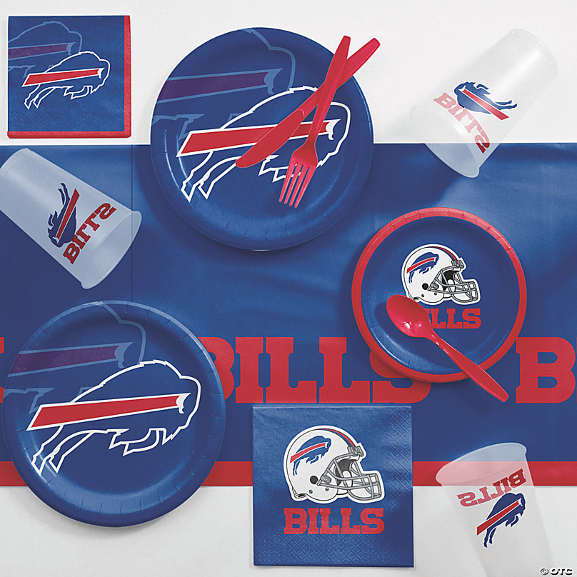 Nfl Buffalo Bills Paper Straws - 72 Pc.