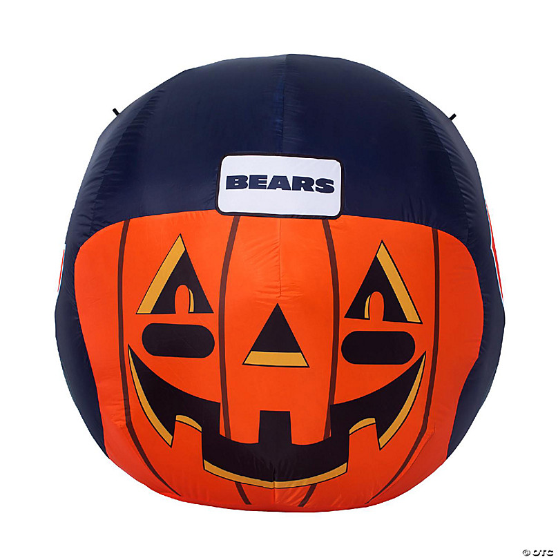 NFL Chicago Bears Inflatable Jack O' Helmet, 4 ft Tall, Orange