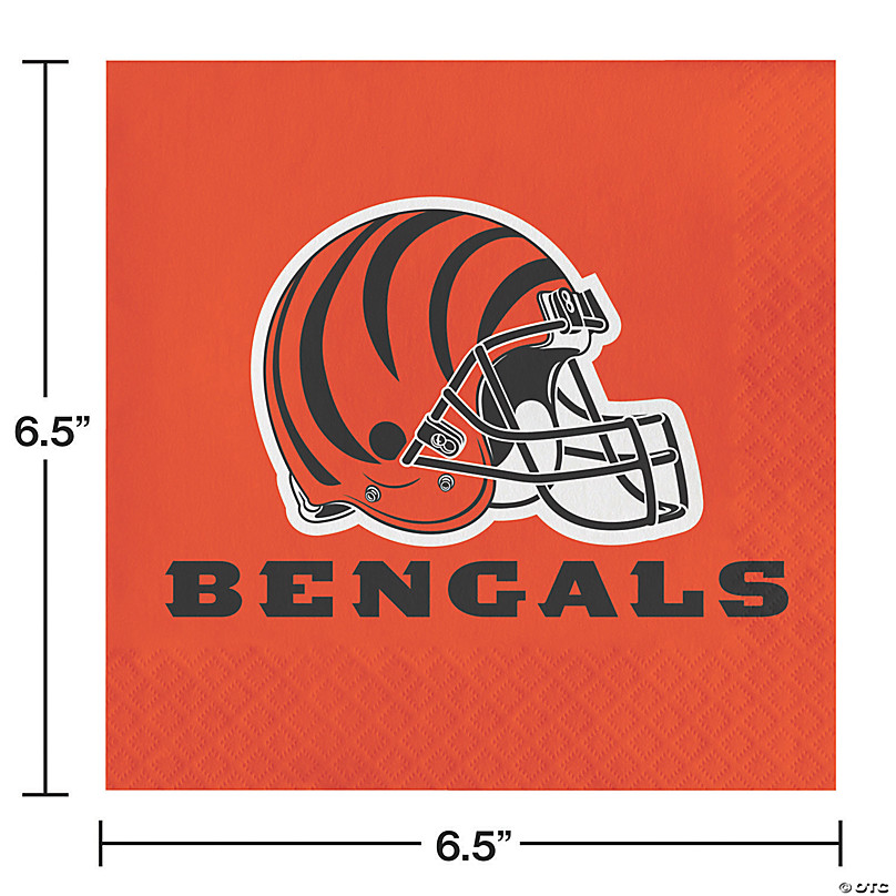 Nfl Cincinnati Bengals Napkins 48 Count