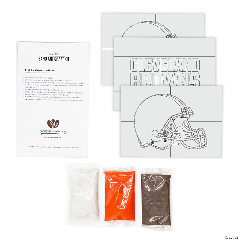 NFL Cleveland Browns Sand Art Craft Kit