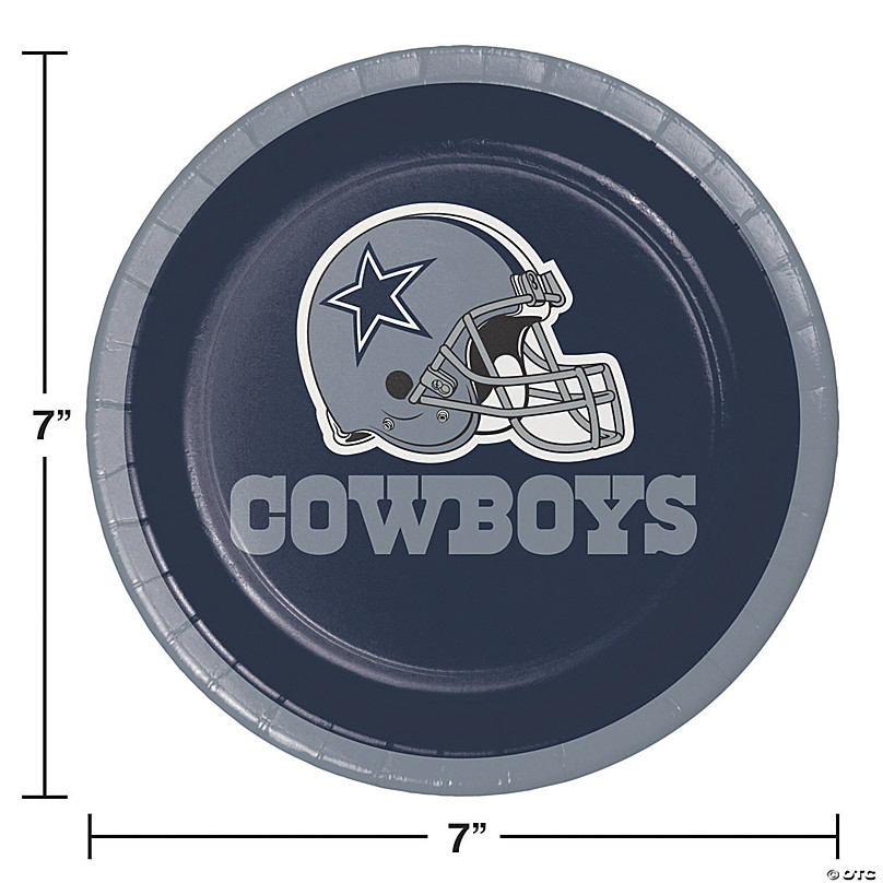 Nfl Dallas Cowboys Paper Dessert Plates - 24 Ct.