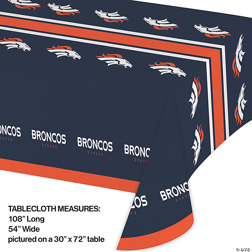 Denver Broncos Ultimate Fan Party Supplies Kit for 8 Guests 