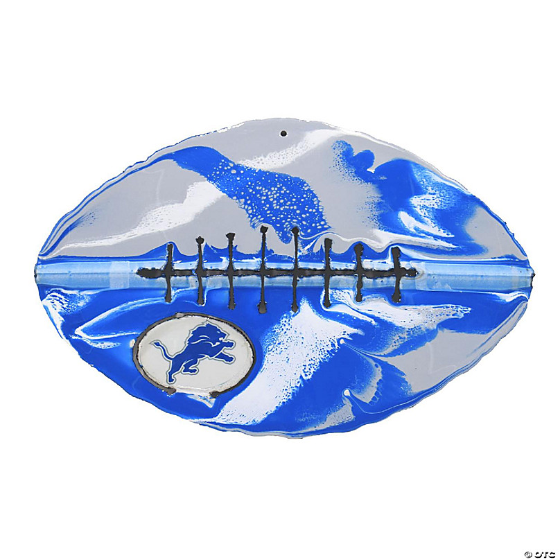 Nfl- Detroit Lions Metal Football Art