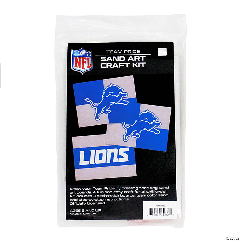 NFL Detroit Lions Sand Art Craft Kit | Oriental Trading